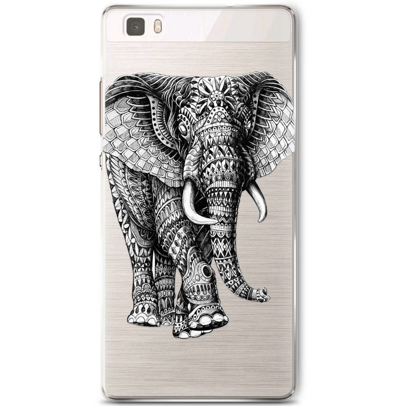 Casimoda Huawei P8 Lite hoesje - Olifant