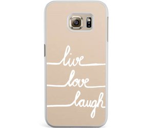 Neuropathie Airco Onophoudelijk Live, love, laugh hoesje voor Samsung Galaxy S6 Edge bestellen - Casimoda.nl