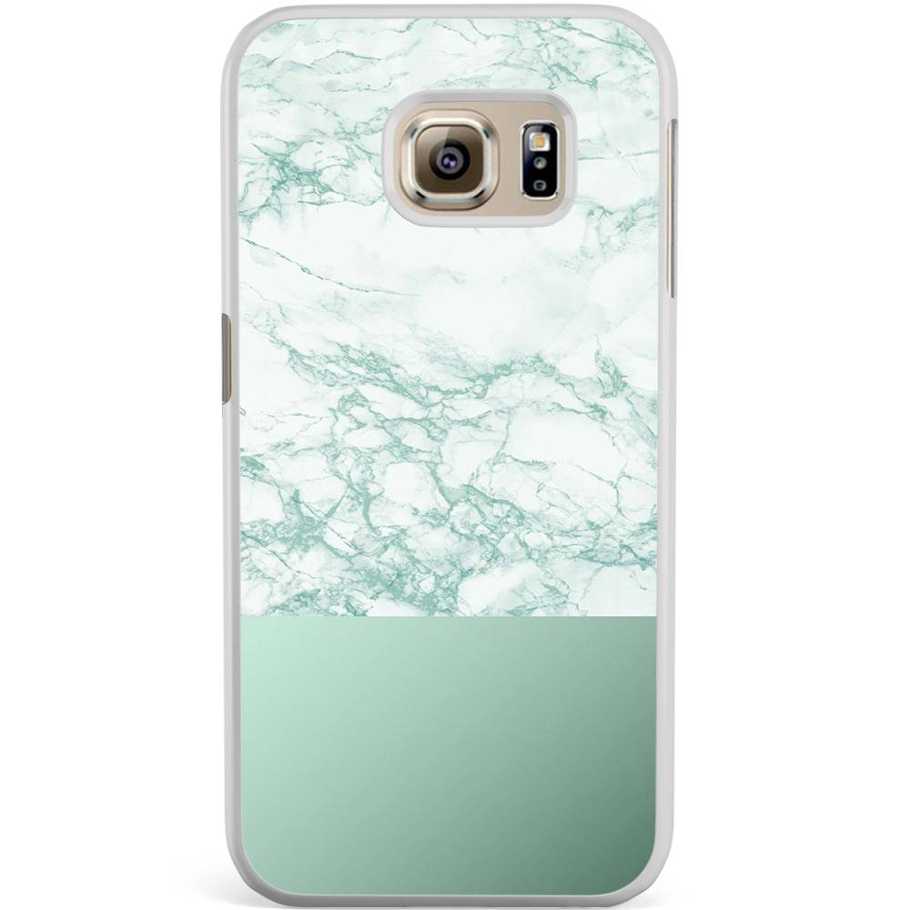 Oneerlijk letterlijk boom Minty marble hoesje voor Samsung Galaxy S6 Edge bestellen - Casimoda.nl