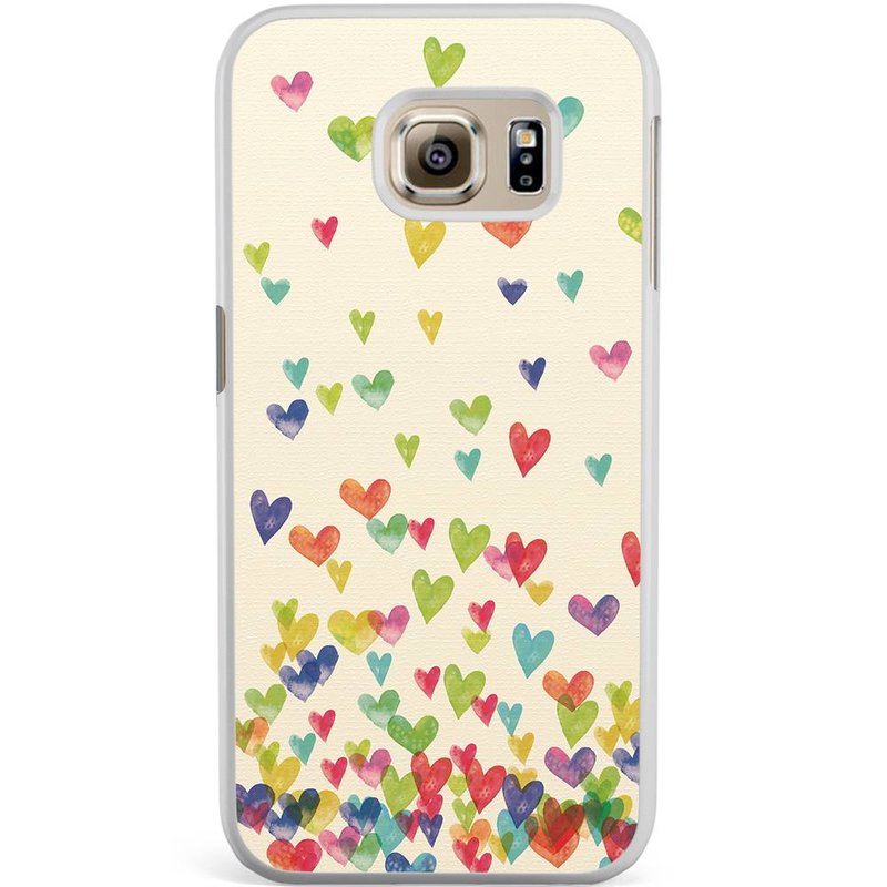 Casimoda Samsung Galaxy S6 Edge hoesje - Hartjes