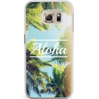 Casimoda Samsung Galaxy S6 Edge hoesje - Aloha paradise