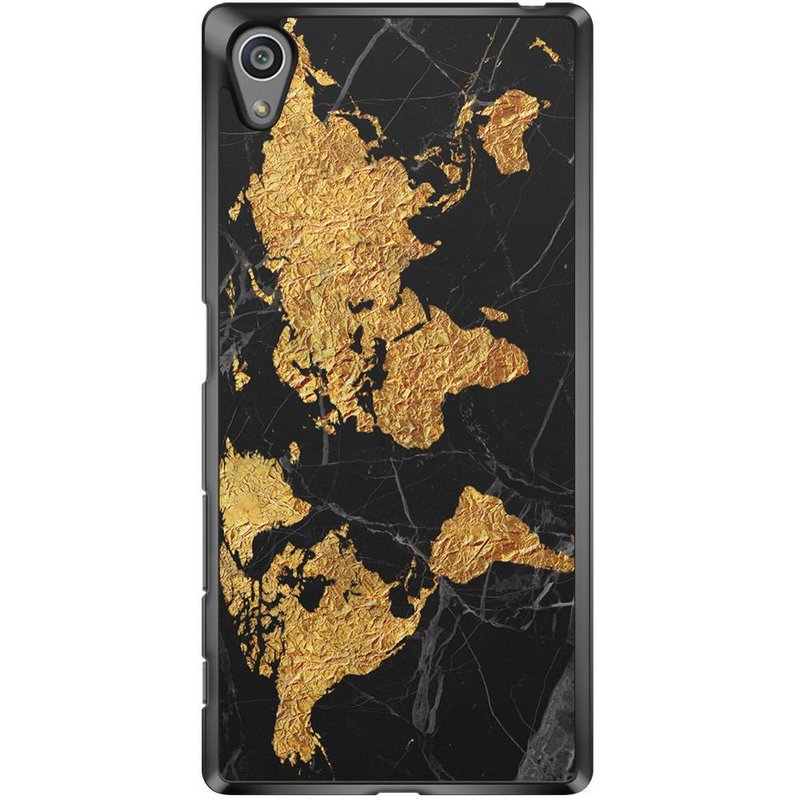 Casimoda Sony Xperia Z5 hoesje - Wereldmap