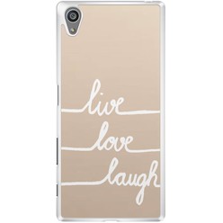 Casimoda Sony Xperia Z5 hoesje - Live, love, laugh