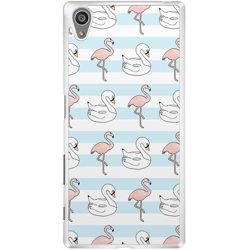 Casimoda Sony Xperia Z5 hoesje - Flamingos x swans