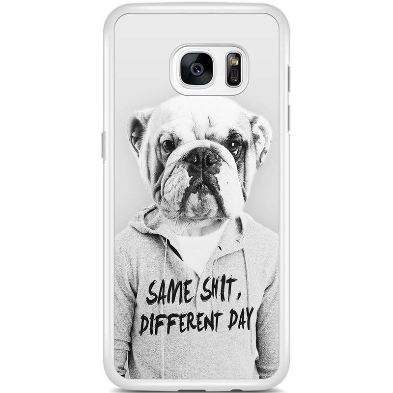 Casimoda Samsung Galaxy S7 Edge hoesje - Bulldog