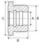 DHOLLANDIA CILINDERKOP 30x40x60,dhollandia