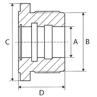 DHOLLANDIA CILINDERKOP 40x60x80,dhollandia