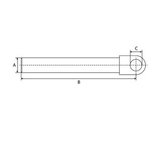 MARIBA PLUNJERSTANG 80x675,Mariba