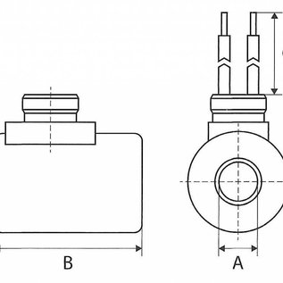 SÖRENSEN SPOEL ELEKTROVENTIEL 12V,soerensen,sorensen