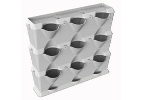 VERTICAL 3 MODULE STARTER SET - KLEUR GRIJS