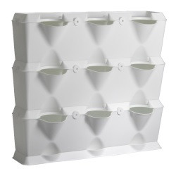 MINIGARDEN VERTICAL 3 MODULE STARTER SET - KLEUR WIT