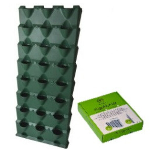 Minigarden MiniGarden Vertical 8 lagen inclusief irrigatiesysteem, groen (144 x 63 x 13 cm)