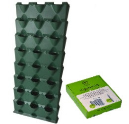MiniGarden Vertical 8 lagen inclusief irrigatiesysteem, groen (144 x 63 x 13 cm)