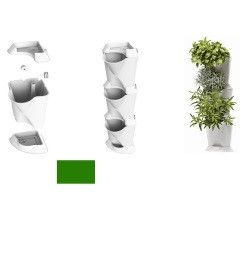 MiniGarden Corner, groen (54 x 13 x 13 cm)