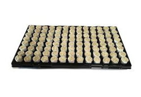 STEENWOLPLUGGEN Ø 28 MM HARD (104 PER TRAY / 832 PER DOOS)