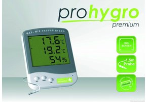 THERMO/HYDRO METER PREMIUM