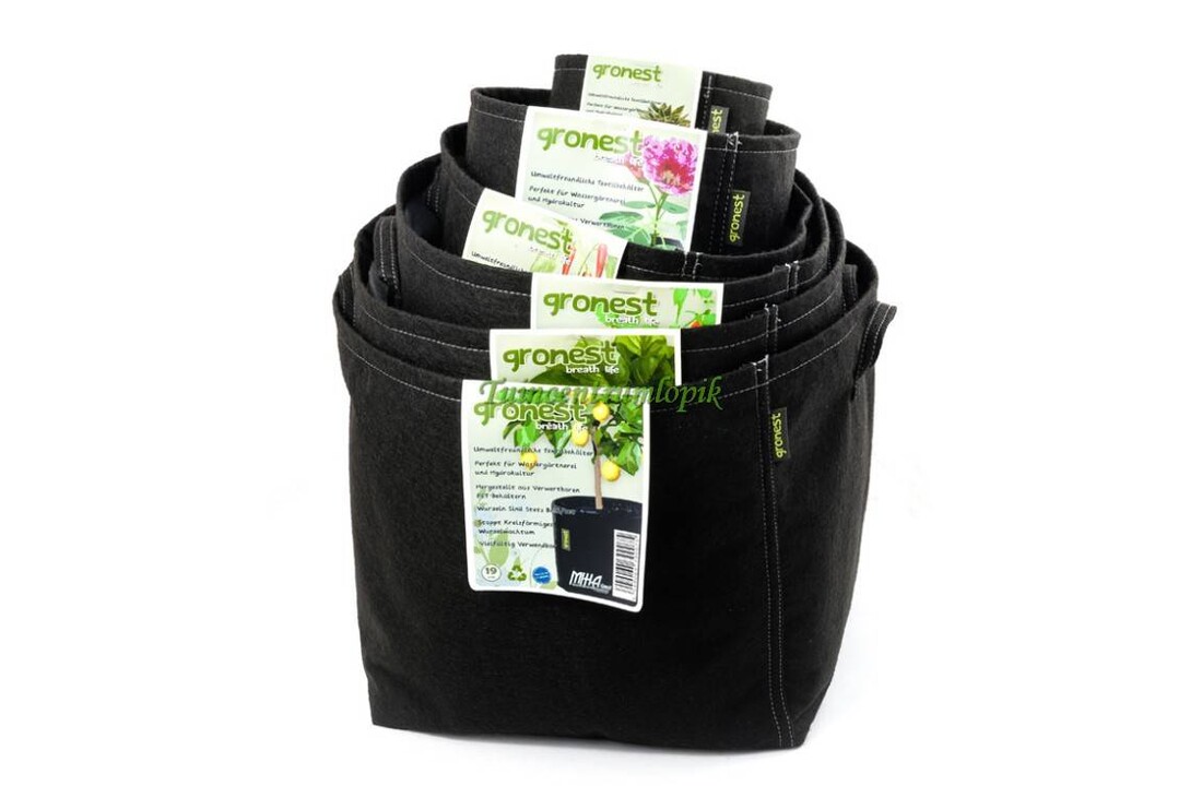 GRONEST AQUA BREATHE FABRIC POT 15 LITER 24.5 X 24.5 X 25 CM