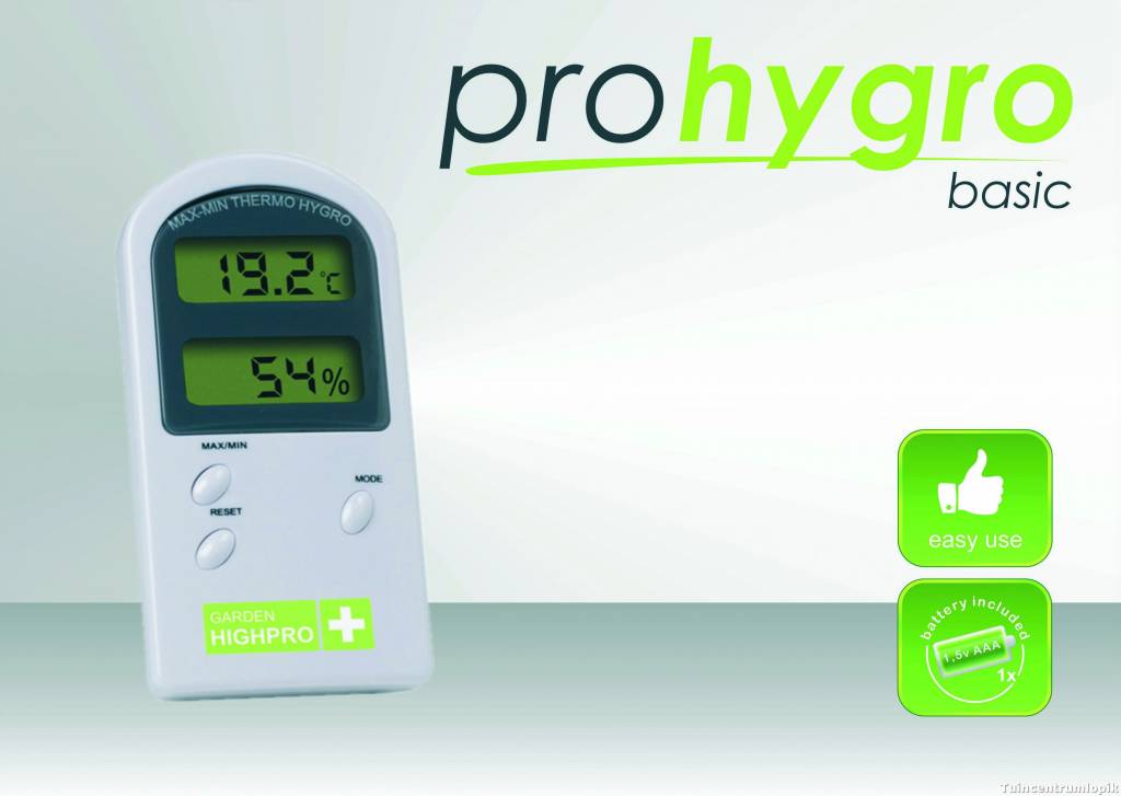 GARDEN HIGHT PRO BASIC THERMO / HYGRO METER