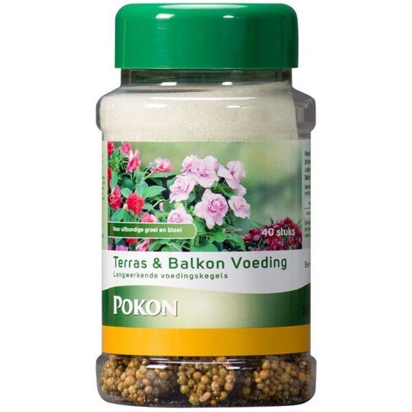 POKON  POKON TERRAS & BALKON PLANTEN VOEDINGSKEGELS 40 STUKS