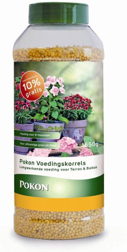 POKON TERRAS & BALKON PLANTEN VOEDINGSKORRELS 1650 GRAM