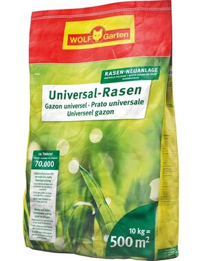 WOLF-GARTEN U-RS500 UNIVERSEEL GAZON GRASZAAD 10 KG = 500 M²