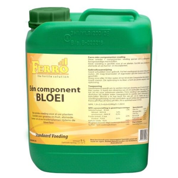 FERRO FERRO 1-COMPONENT BLOEI 5 LITER