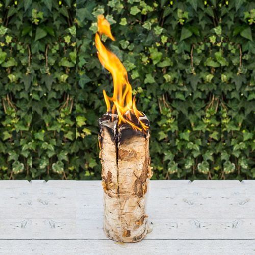 MYSEASONS BERK KAARSHOUDER MET CITRONELLA GEURKAARS