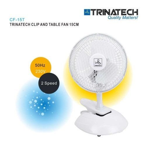 TRINATECH CF-15T CLIP VENTILATOR MET VOET 15CM TRINATECH CF-15T CLIP VENTILATOR MET VOET 15CM