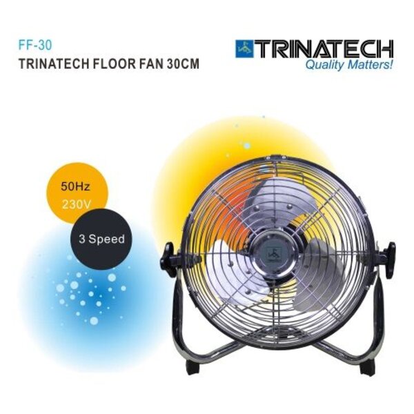 TRINATECH TRINATECH FF-30 VLOERVENTILATOR 30CM