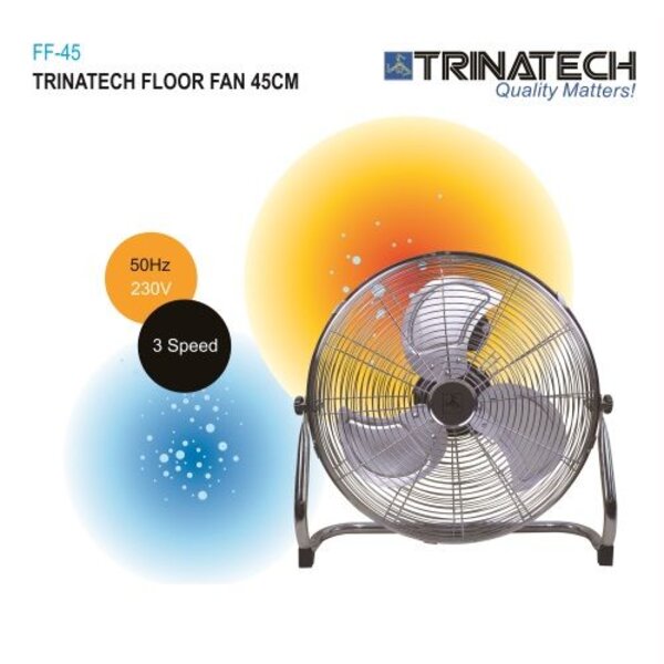 TRINATECH TRINATECH FF-45 VLOERVENTILATOR 45CM