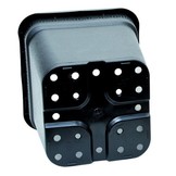 NPB VEGA VIERKANTE POT 11 LITER 25 X 25 X 25,5 CM