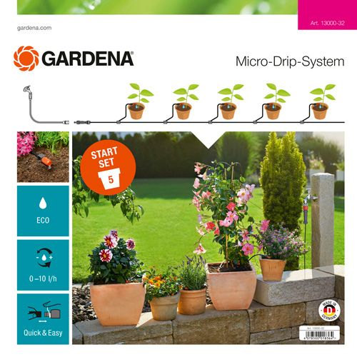GARDENA MICRO DRIP SYSTEM UITBREIDINGSSET BLOEMPOTTEN