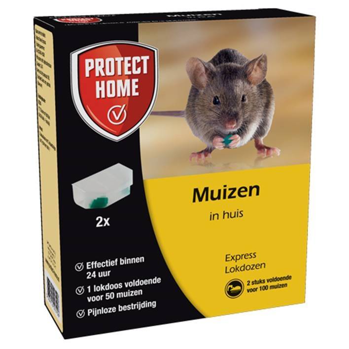 PROTECT HOME EXPRESS MUIZEN IN HUIS LOKDOZEN 2 STUKS