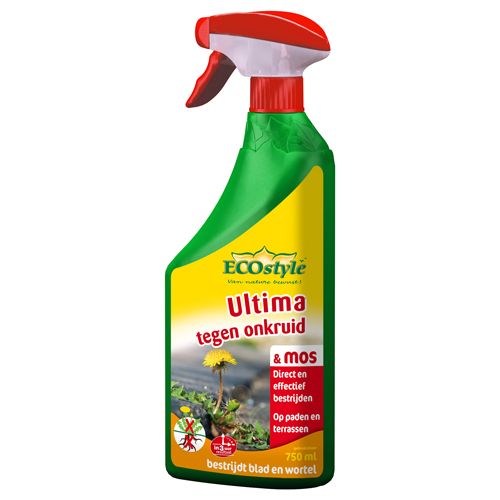 ECOSTYLE ULTIMA ONKRUID & MOS GEBRUIKSKLAAR 750 ML