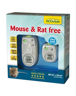 ECOSTYLE MOUSE & RAT FREE 80M² + 30M² - 2 KAMERS