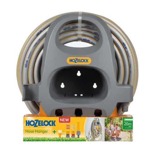 HOZELOCK SLANGHANGER PREMIUM INCL. 20M SLANG, KOPPELINGEN EN TUINSPUIT