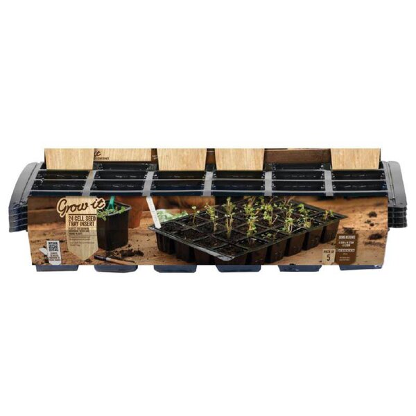 Grow-it Grow-it 24 Vaks Zaai tray 37x23 5st. (30) 085.30