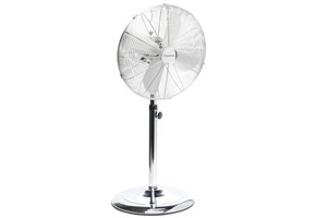 DFS45S RETRO STATIEFVENTILATOR 45 CM CHROME 50 WATT