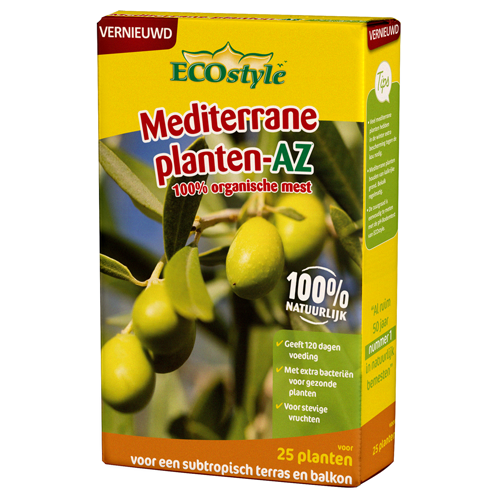 ECOSTYLE MEDITERRANE PLANTEN-AZ 800 GRAM PLANTENVOEDING