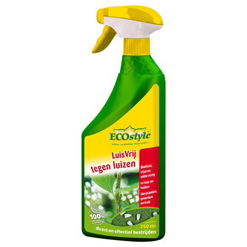 ECOSTYLE LUISVRIJ GEBRUIKSKLAAR 750 ML LUIZEN, TRIPS, WITTE VLIEG