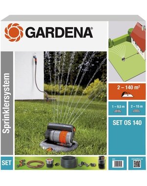 GARDENA OS 140 VERZONKEN ZWENKSPROEIER SET 140M²