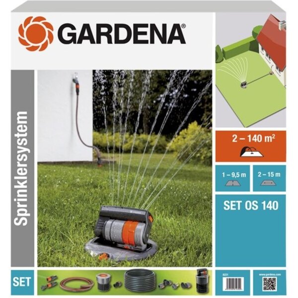 GARDENA GARDENA OS 140 VERZONKEN ZWENKSPROEIER SET 140M²