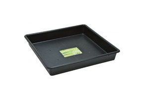 PLANTENSCHAAL 80 CM VIERKANT ZWART