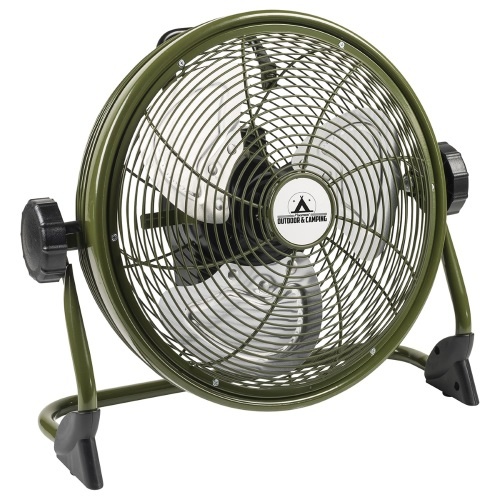 BESTRON AOD12ACCU LI-ION VLOERVENTILATOR 35 CM GROEN 25 WATT