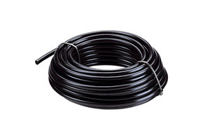 8 MM AANVOERSLANG ZWART PER METER