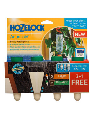 HOZELOCK AQUASOLO 3+1 SET M GROEN VOOR POTTEN Ø30 - 40CM