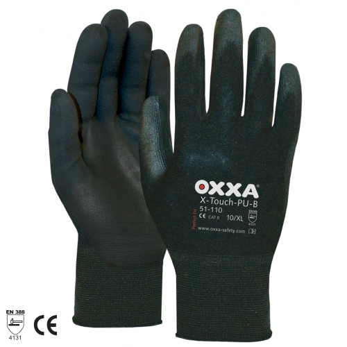 OXXA X-TOUCH PU-B HANDSCHOENEN M (8) ZWART 3-PACK
