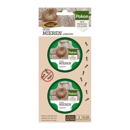 POKON TEGEN MIEREN LOKDOOS 2 STUKS