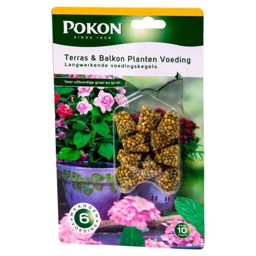 POKON TERRAS & BALKON PLANTEN VOEDINGSKEGELS 10 STUKS POKON TERRAS & BALKON PLANTEN VOEDINGSKEGELS 10 STUKS