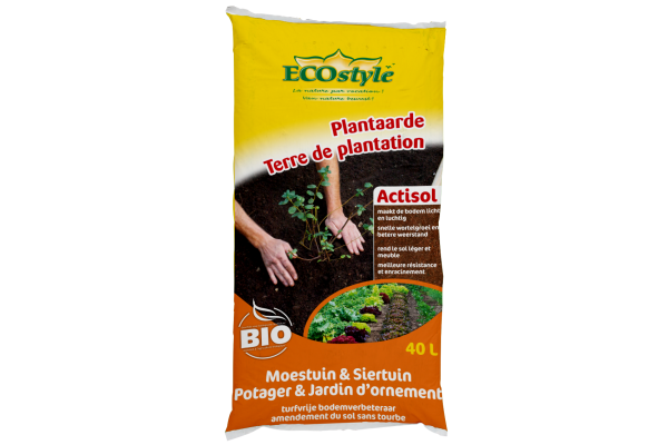 ECOstyle  Plantaarde (Actisol)  Potgrond  40 Liter
